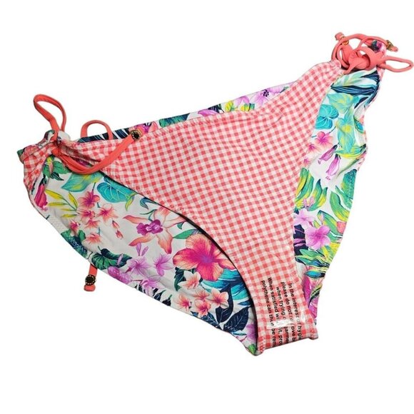 Tommy Bahama Womens XL Fleur De Flora Reversible Looped String Bikini Bottom NWT - Picture 6 of 11